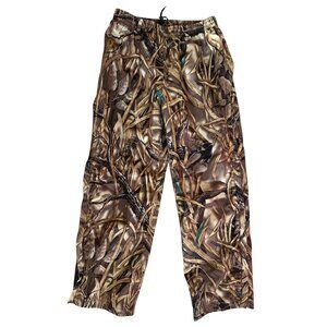 L.L. Bean Mens L Tall Wetlands Camo Pants Polyester/Nylon Shell Style 0UX97